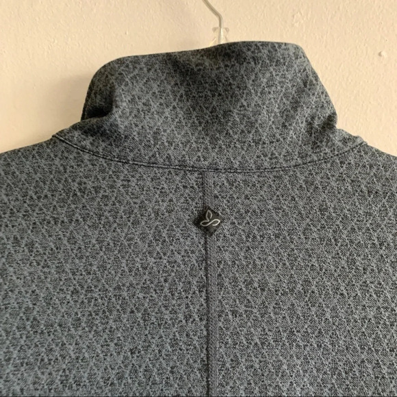 Prana Gray Zipper Sweater Jacket size S - Picture 5 of 7